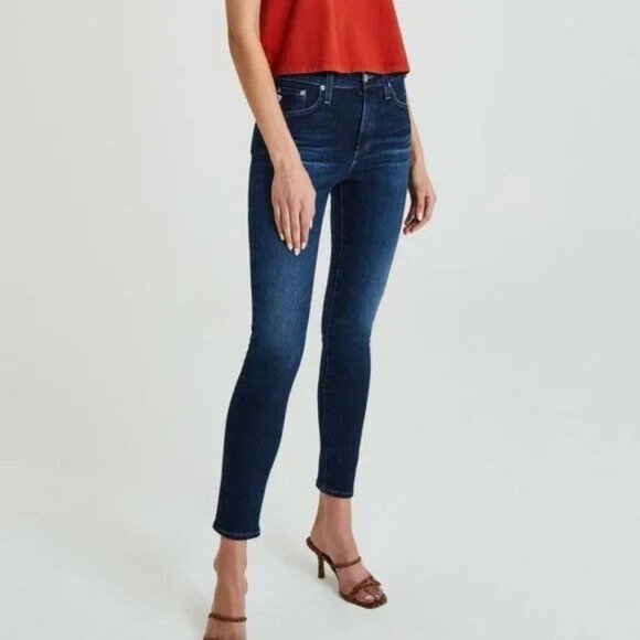 Ag Adriano Goldschmied Denim - AG Adriano Goldschmied Farrah Skinny Ankle Jeans 4 Years Deep Willows